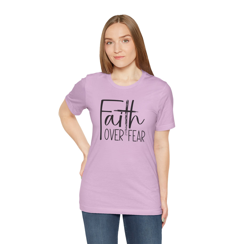 Faith Over Fear TShirt- Christian Shirt- Religious Apparel - Gift For Her- Bella Canvas Shirt