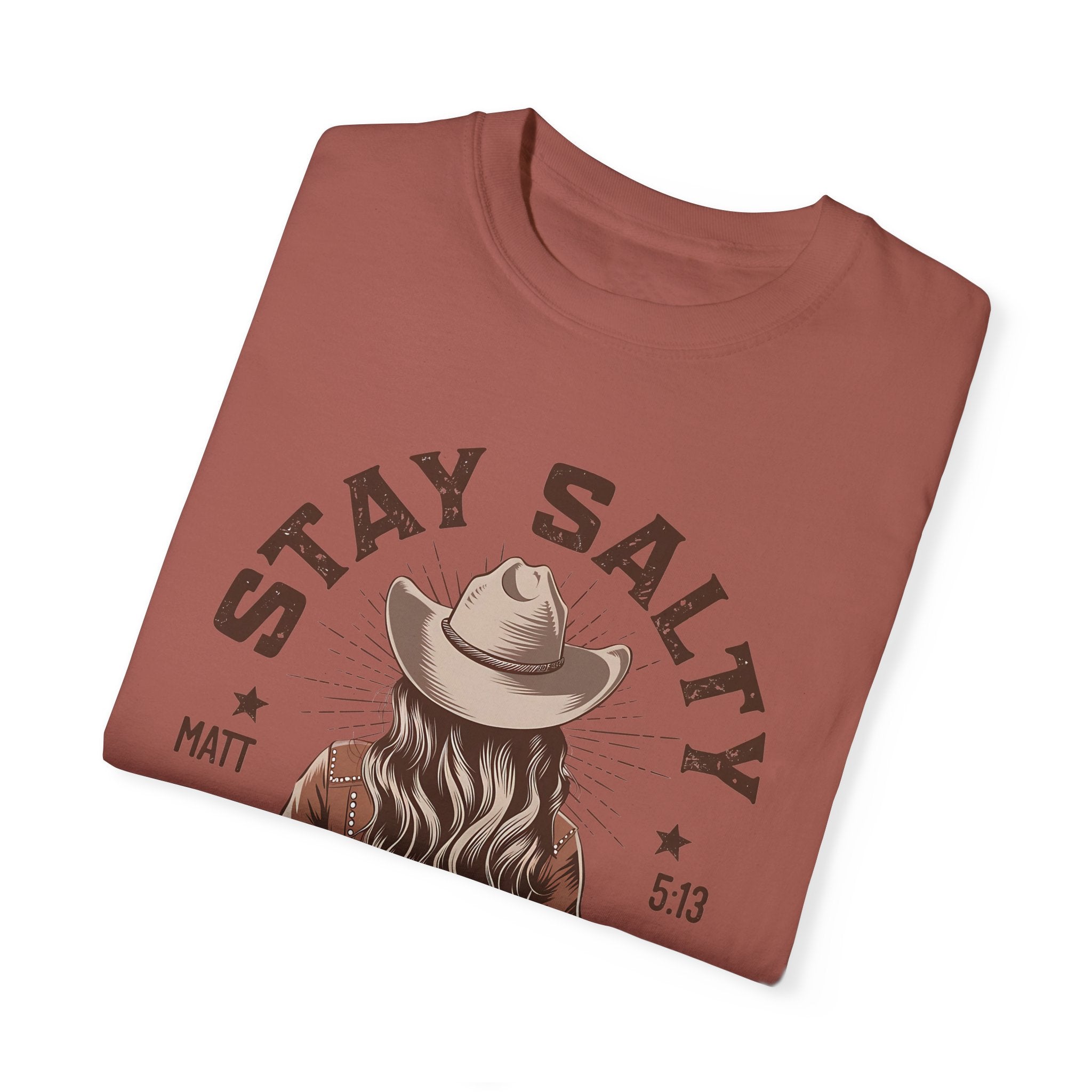 Stay Salty Cowgirl T-Shirt, Matthew 5:13, Bible Verse Shirt, Christian Gift, Jesus T-Shirt, Faith Based Gift, Gift For Her, Mother's Day