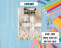 Personalized Watercolor Cross Clipboard: Christian Double Sided Clipboard, Teacher Gift, Office Clipboard, Church Pastor Gift
