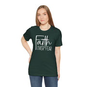 Faith Over Fear TShirt- Christian Shirt- Religious Apparel - Gift For Her- Bella Canvas Shirt