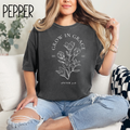 Grow In Grace Comfort Colors Unisex Garment-Dyed T-shirt