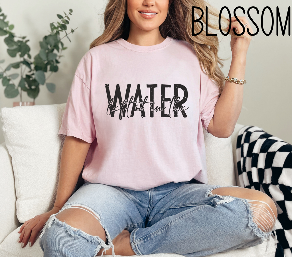 Left It In The Water T-shirt, Religious Tee, Christian Gift, Unisex Top, Faith Clothing, Baptism GiftGift,