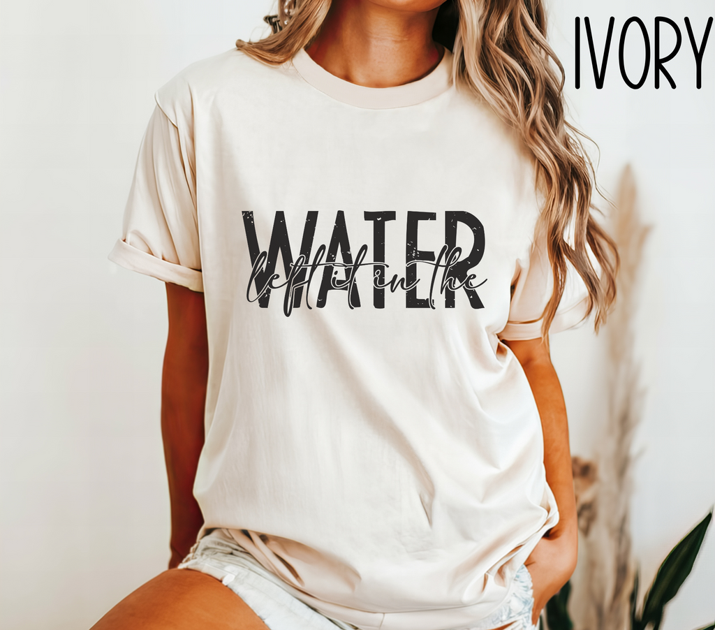 Left It In The Water T-shirt, Religious Tee, Christian Gift, Unisex Top, Faith Clothing, Baptism GiftGift,