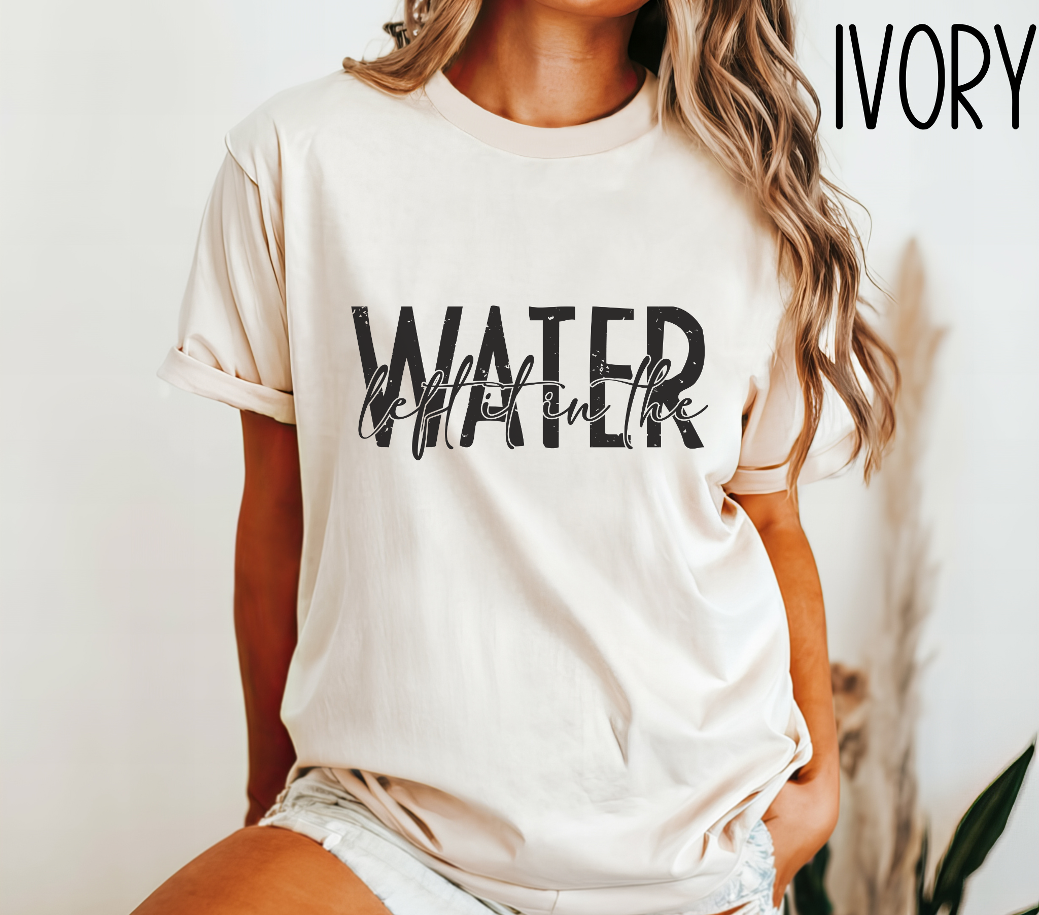 Left It In The Water T-shirt, Religious Tee, Christian Gift, Unisex Top, Faith Clothing, Baptism GiftGift,