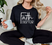 Faith Over Fear TShirt- Christian Shirt- Religious Apparel - Gift For Her- Bella Canvas Shirt