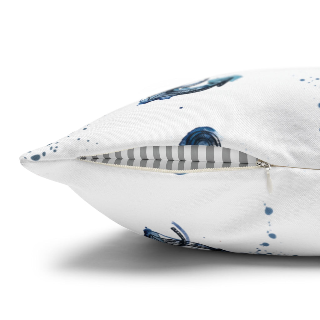 Nautical Anchors Double Sided Square Pillow Beach House Decor, Nautical Home Decor, Boat Themed Pillow, Ocean Lover Gift