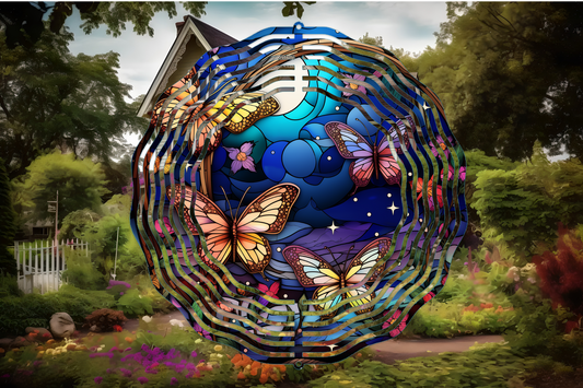 Butterflies Wind Spinner