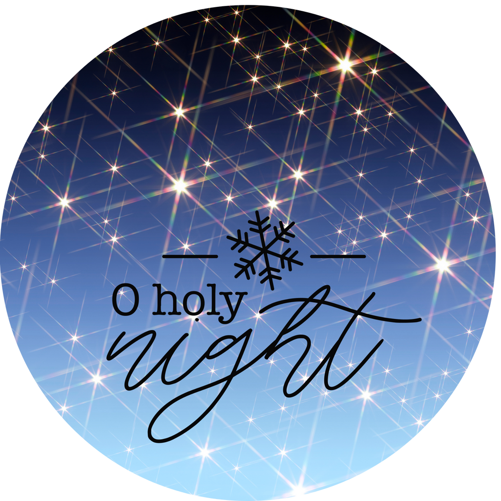 Oh Holy Night Wreath Sign