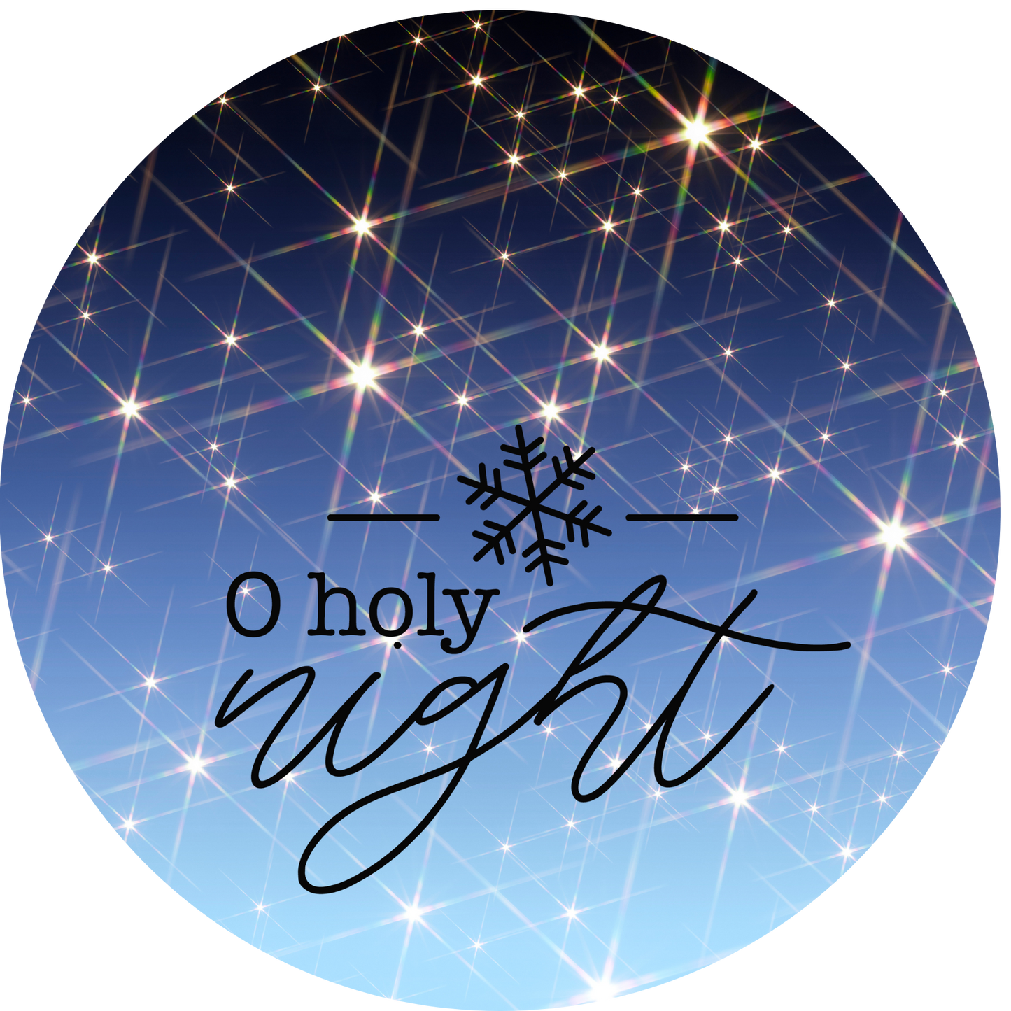 Oh Holy Night Wreath Sign