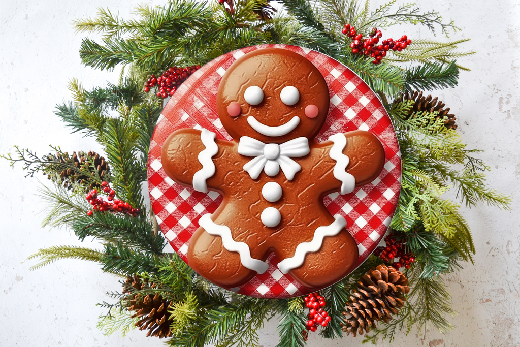 Gingerbread Man Wreath Sign