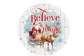 Believe In The Magic Wreath Sign