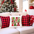 In My Christmas Movie Watching Era Throw Pillow Cover