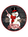 Snowman  Wreath Sign