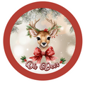 Oh Deer Wreath Sign/Aluminum Sign