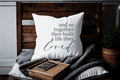 And So Together They Built A Life They Loved Throw Pillow Cover