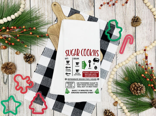 Sugar Cookies Recipe Kitchen Towel