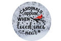 Cardinals Appear When Loved Ones Are Near Wreath Sign