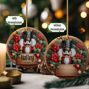 Personalized Nutcracker Ornament, Family Kids Children's Gift Ornament, Add Any Name Any Year, Keepsake Ornament, Gift For Girl