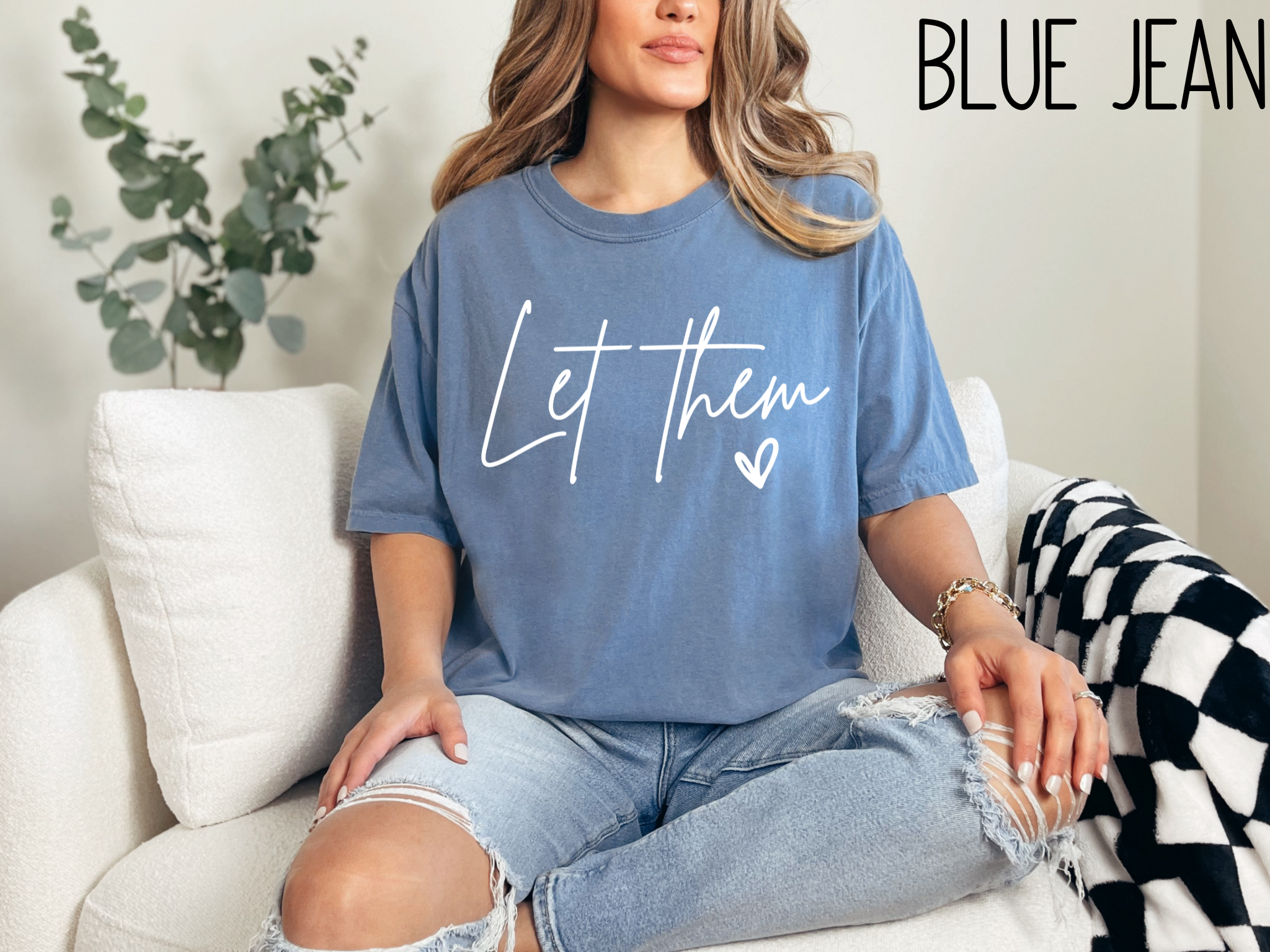 Let Them Inspirational Shirt, Self Love, Gift For Her, Positive Saying Shirt, Mental Health Shirt