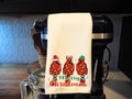 Merry Christmas Cardinals Dish Tea Hand Kitchen Towel, Kitchen Decor Gift- Winter Decor-Housewarming Hostess Gift